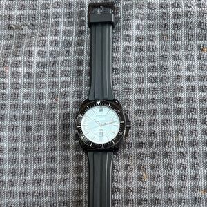 Zodiac Black and Silver Men's Watch